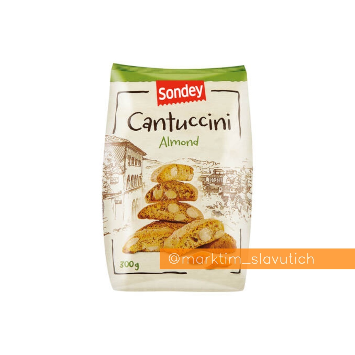 Печенье кантуччини с миндалем Sondey (300 г)