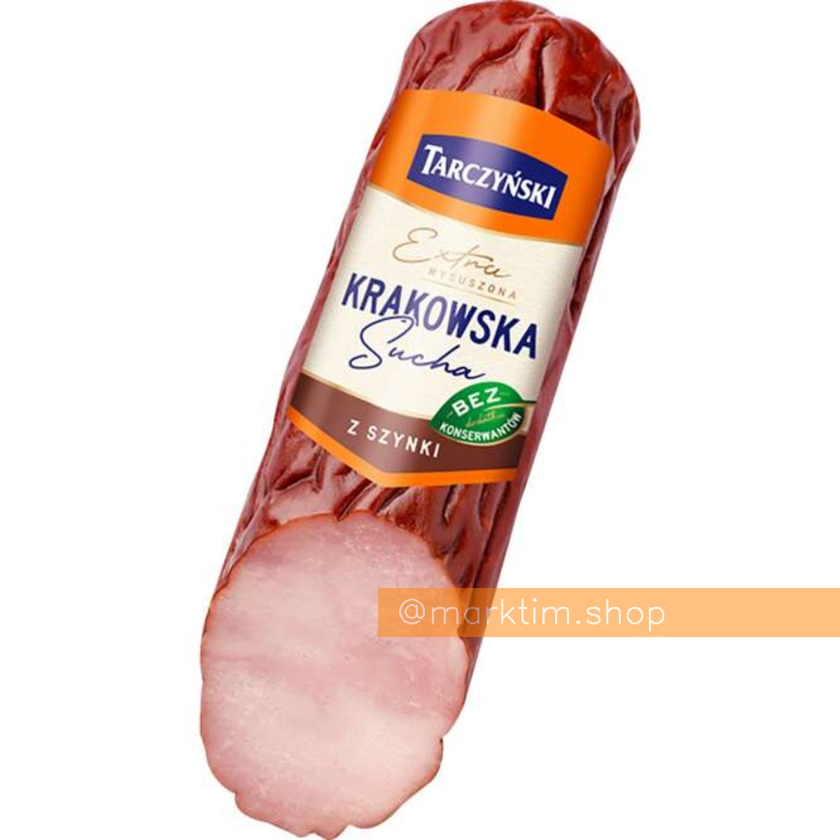 Краковская ветчинная колбаса, без консервантов и глютена Tarczynski (330 г)