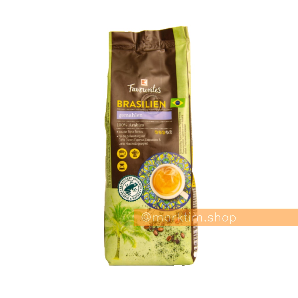 Молотый кофе Бразилия моноарабика K-Favourites (250 г)