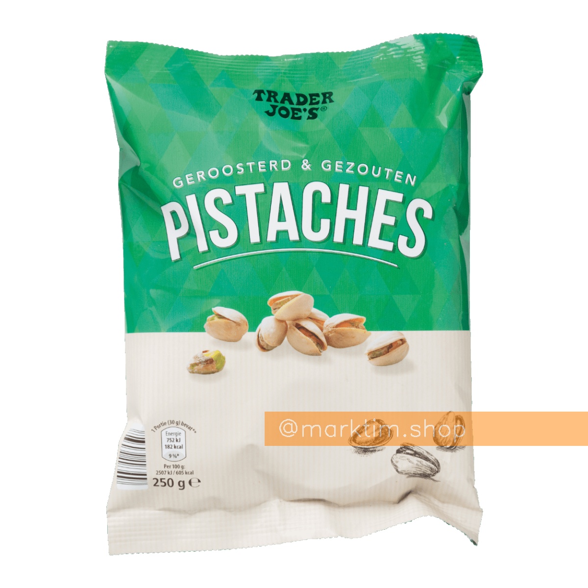 Соленые запеченные фисташки Trader Joes (250 г)