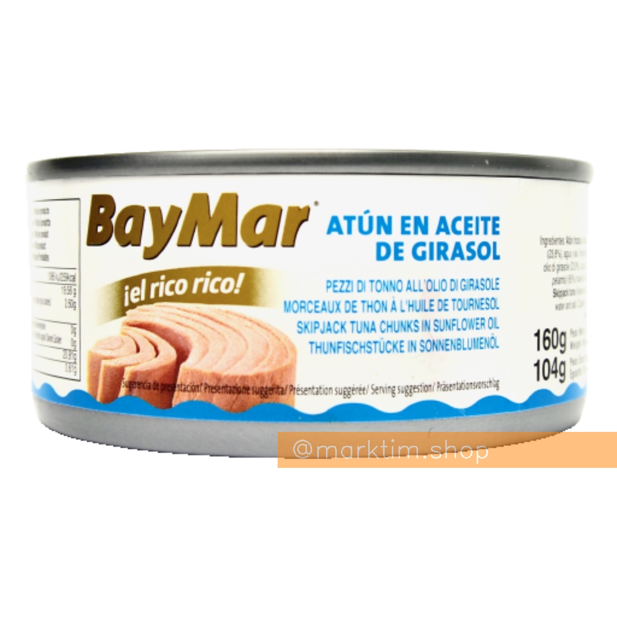 Тунец в подсолнечном масле BAY MAR (160 г)