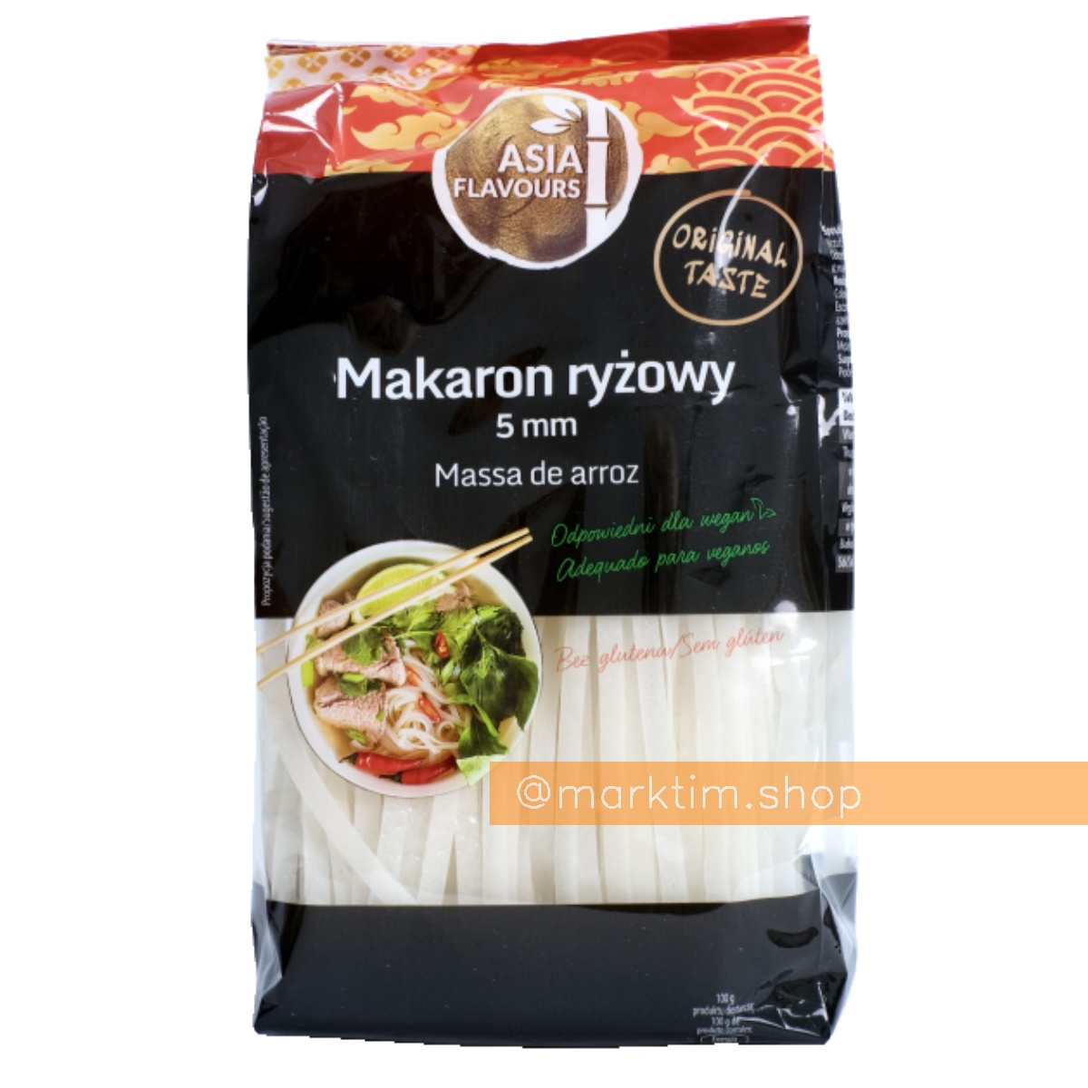 Рисовые макароны, плоские Asia Flavours (200 г)
