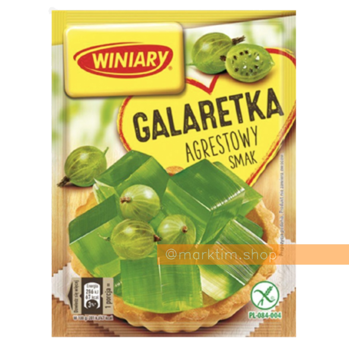 Желе со вкусом крыжовника Winiary (71 г)