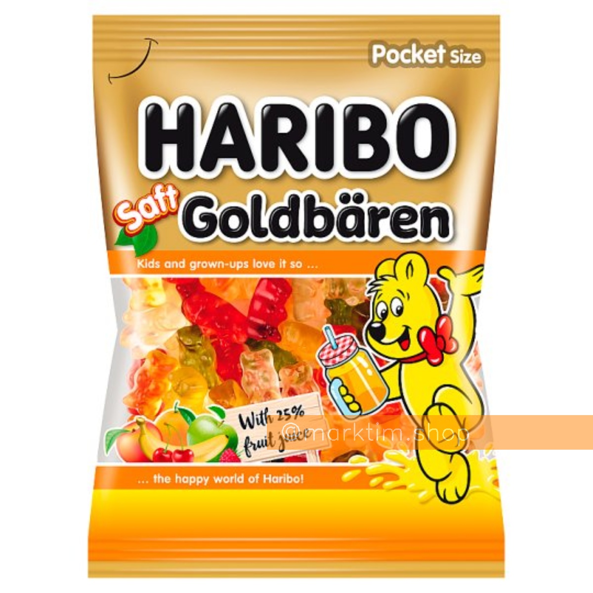 Жувальні цукерки Золоті Ведмедики HARIBO (175 г)