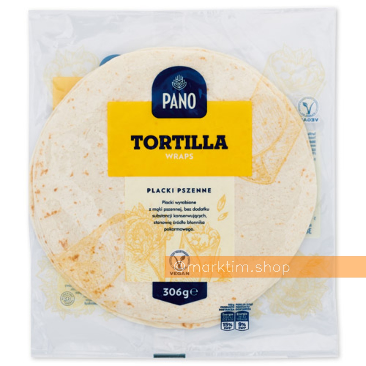 Лепешки тортилья Pano (306 г)