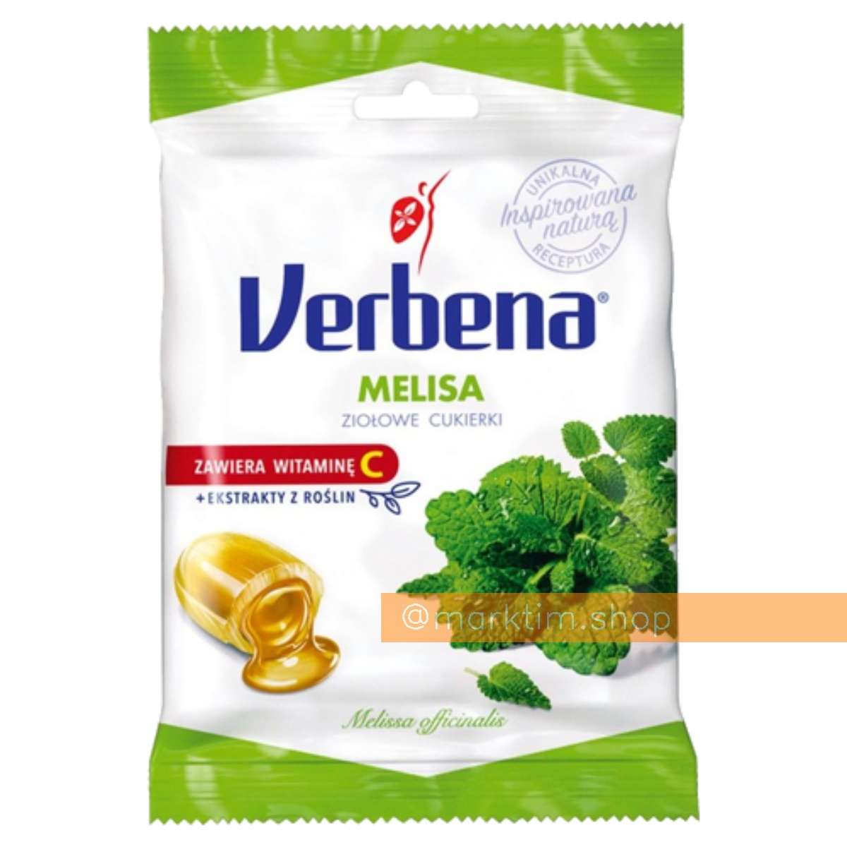 Леденцы с экстрактом трав и мелисы VERBENA (60 г)