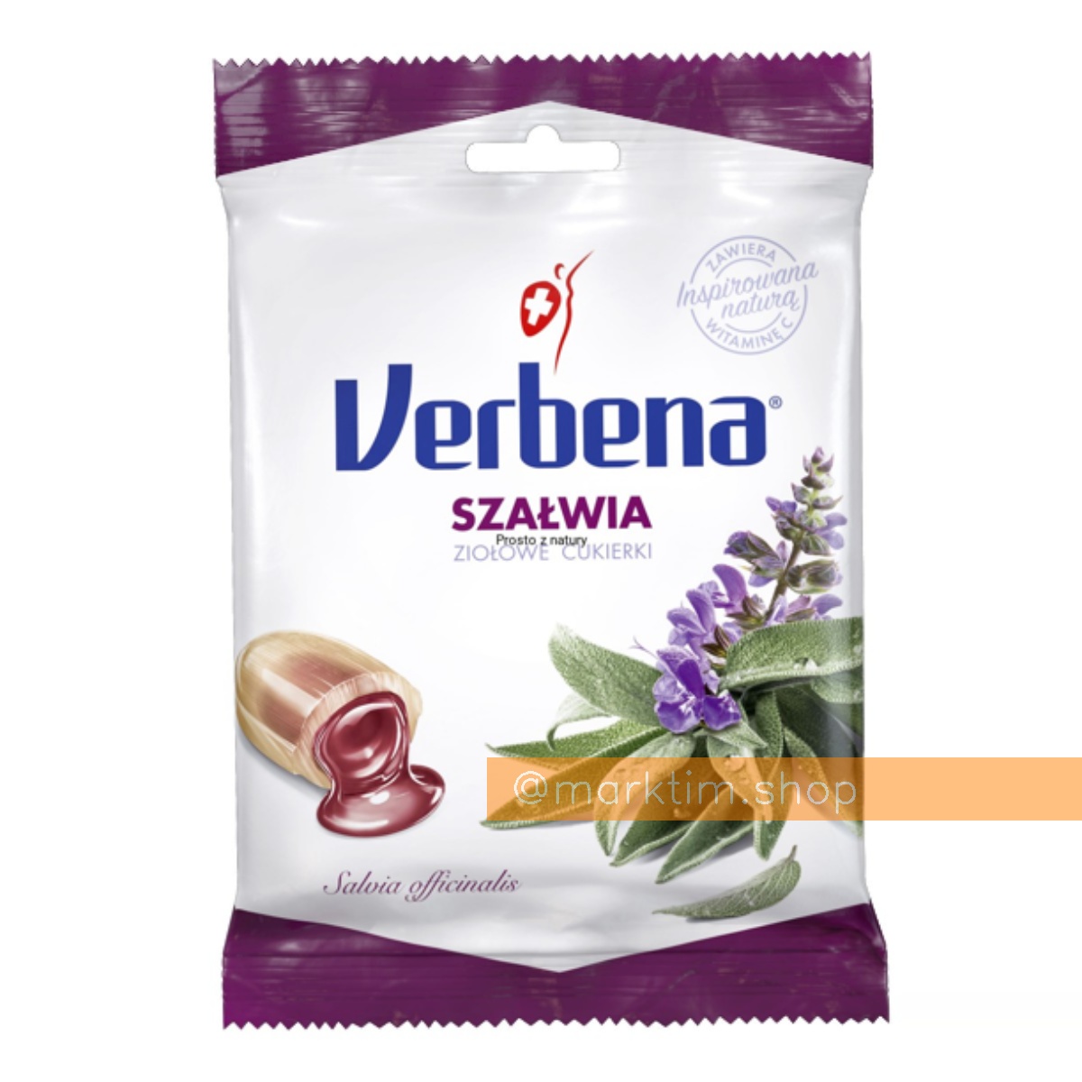 Леденцы с экстрактом трав и шалфея VERBENA (60 г)