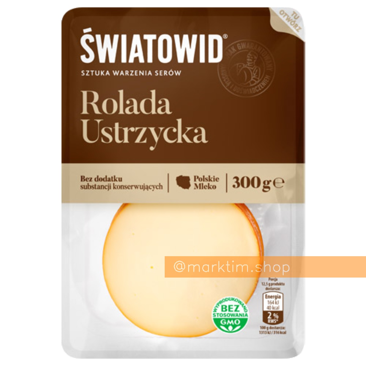 Сир Устрицький рулет Rolada Ustrzycka, нарізка Swiatowid (300 г)