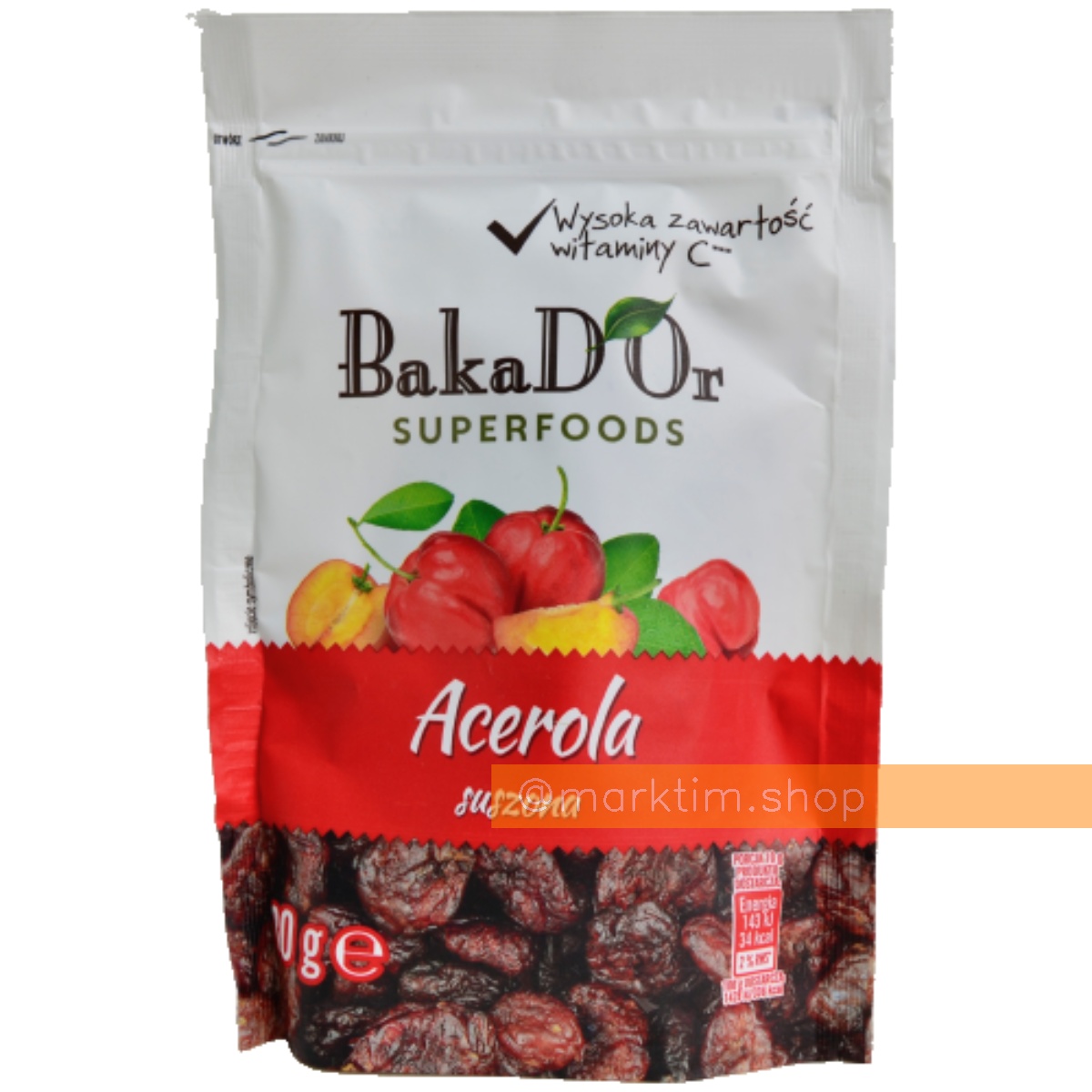 Ацерола сушеная BAKAD'OR (80 г)