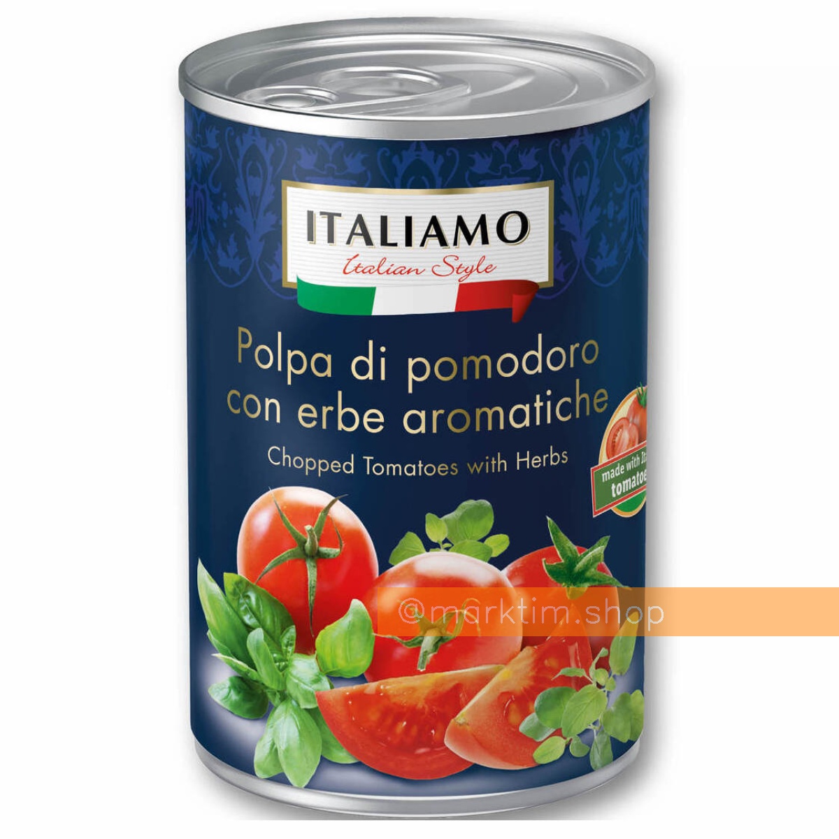 Томаты кубиками с травами Italiamo (400 г)
