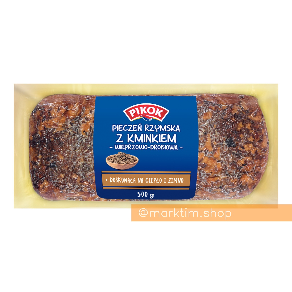 М'ясний рулет зі свинини та птиці по-римськи з кмином PIKOK (500 г)