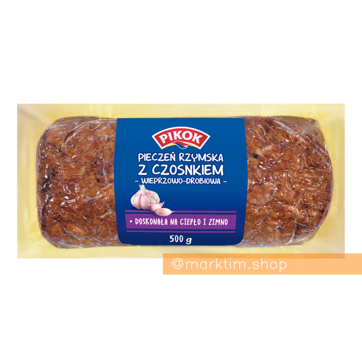 М'ясний рулет зі свинини та птиці по-римськи з часником PIKOK (500 г)