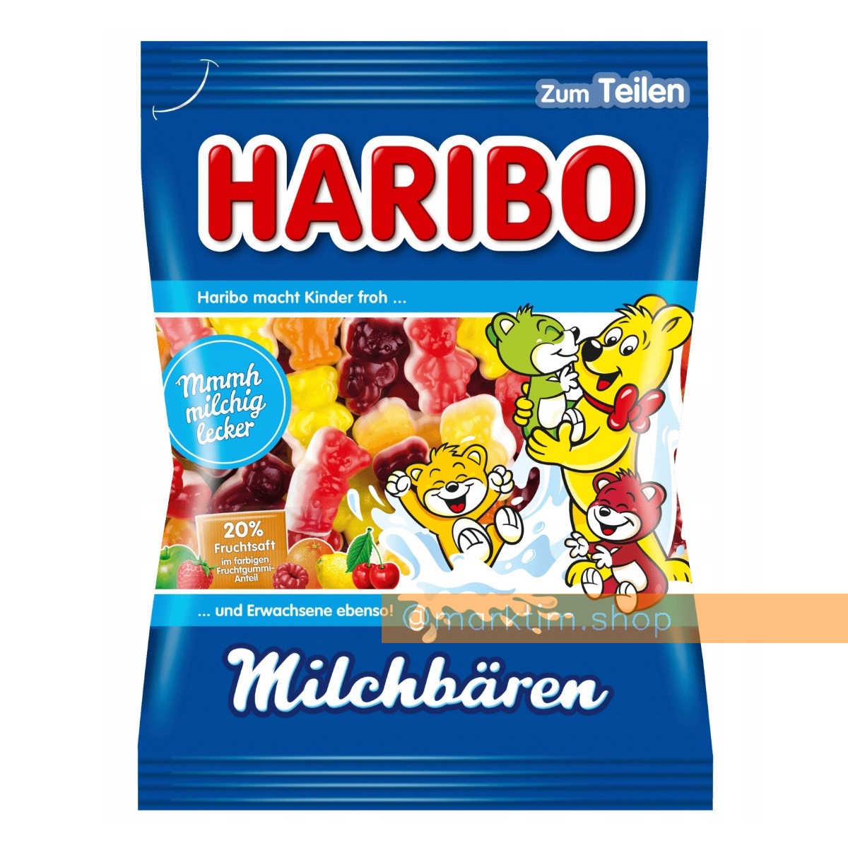 Жевательные конфеты Mleczne Misie HARIBO (160 г)