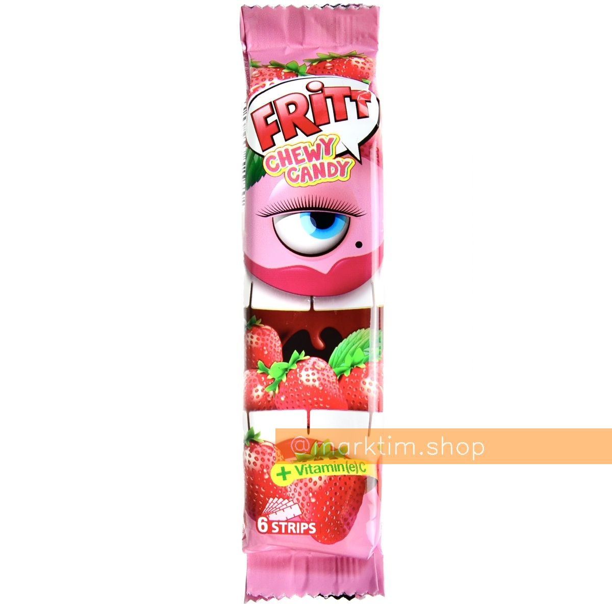 Жевательные конфеты с клубникой FRITT (70 г)