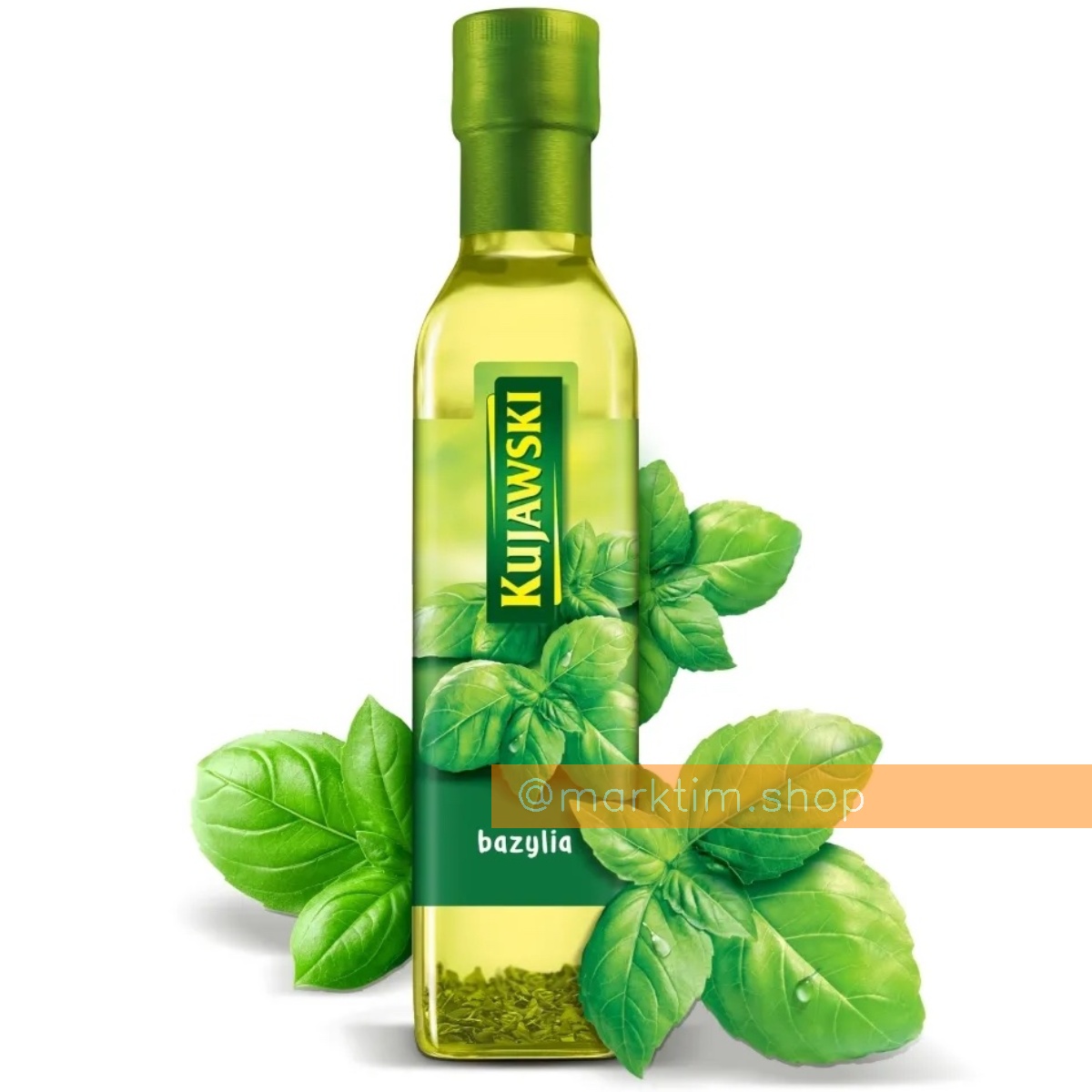 Вкусовое рапсовое масло с базиликом KUJAWSKI (250 мл)