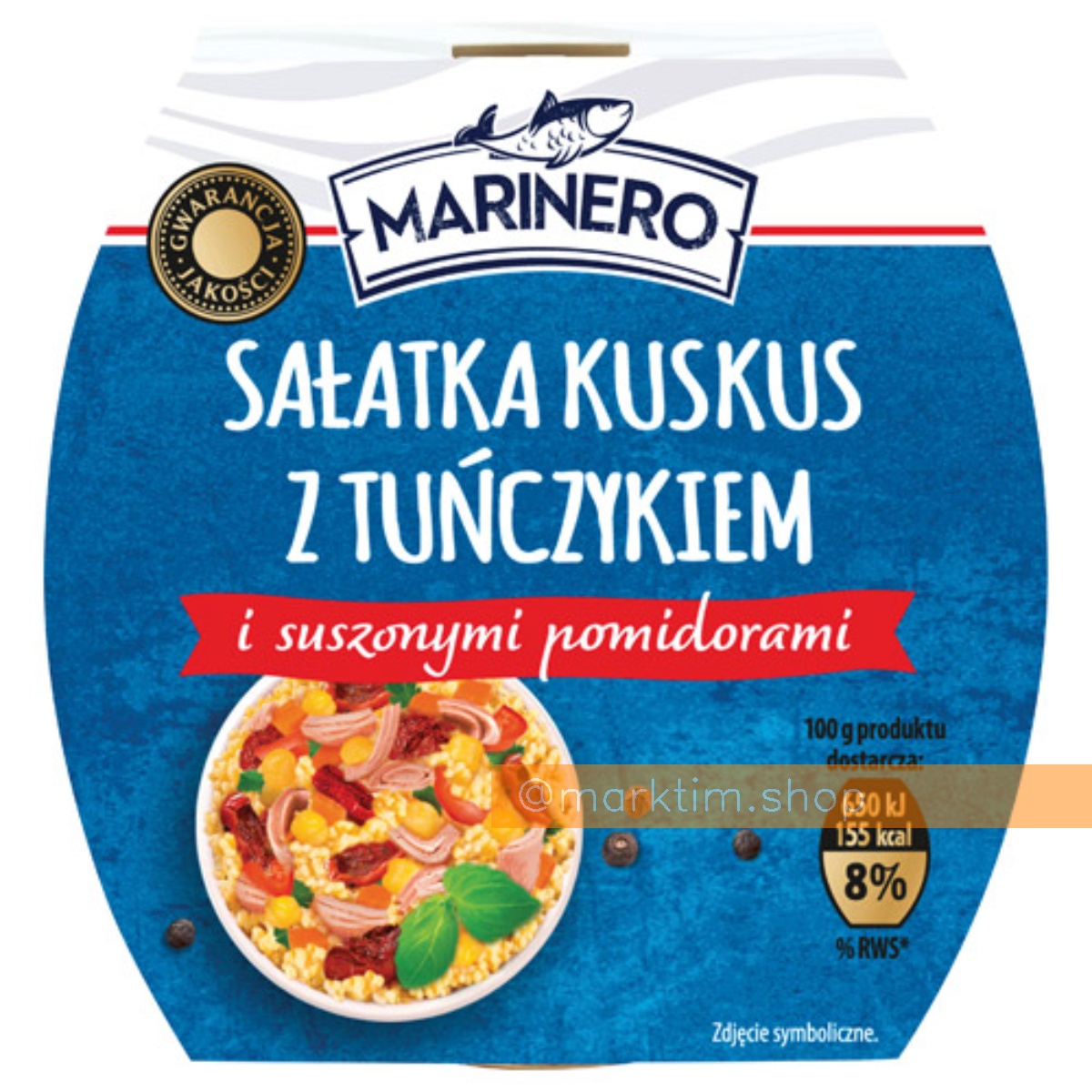 Салат із тунцем, кускусом і в'яленими томатами Marinero (160 г)
