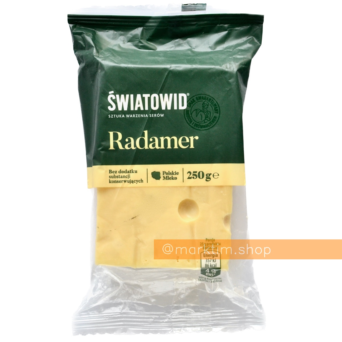 Сир Радамер брусок Swiatowid (250 г)