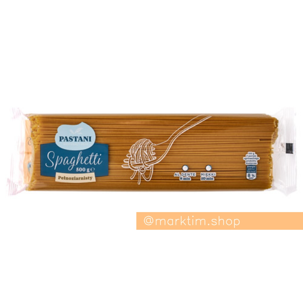 Паста Спагетти из цельнозерновой муки Pastani (500 г)