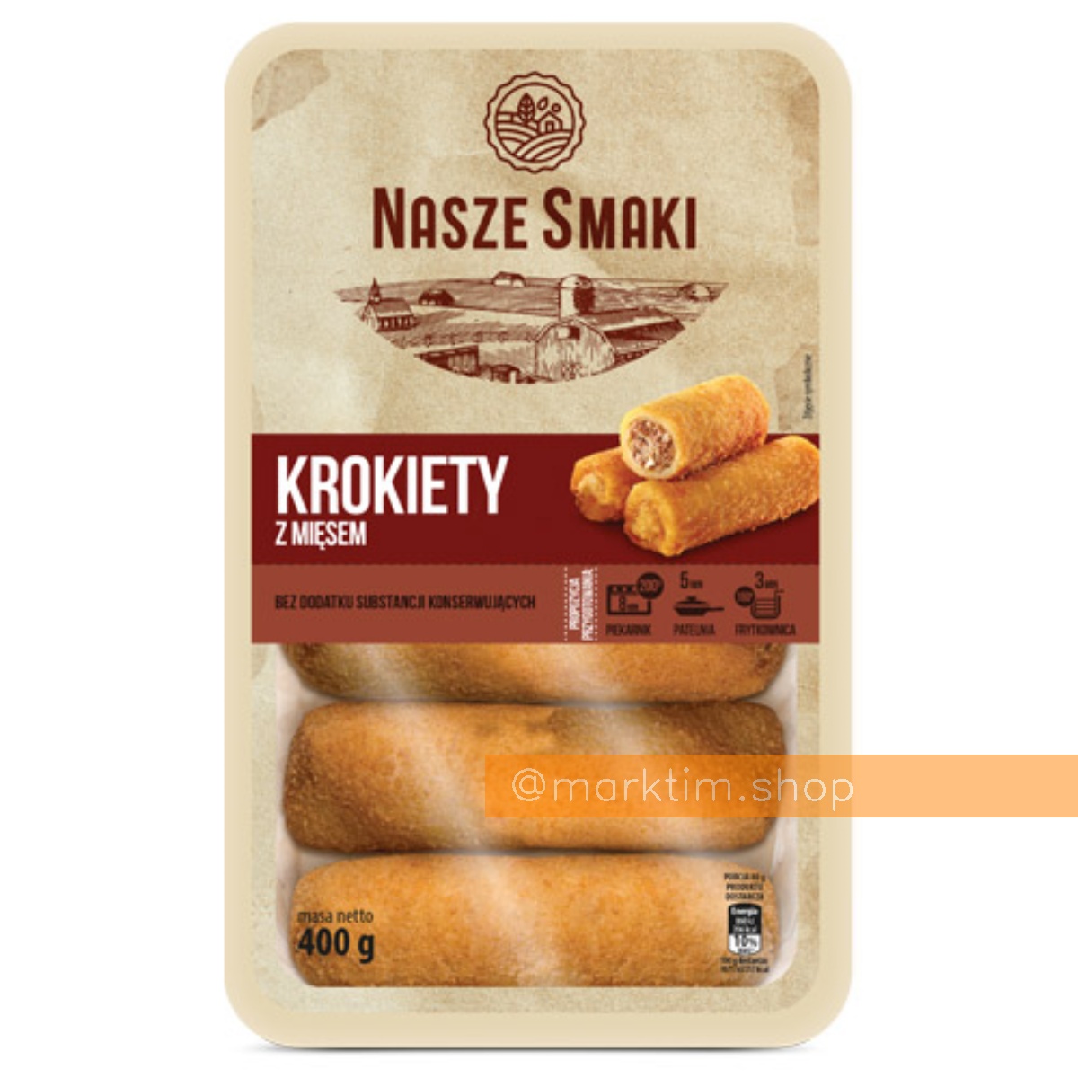 Крокеты с мясом Nasze Smaki (400 г)