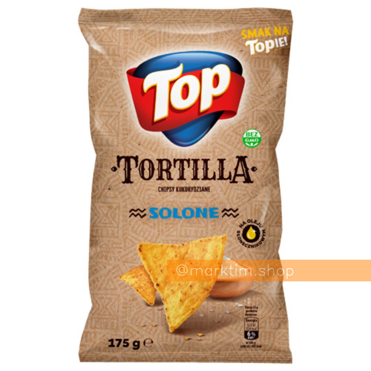 Чипсы-тортилла с солью TOP (150 г)