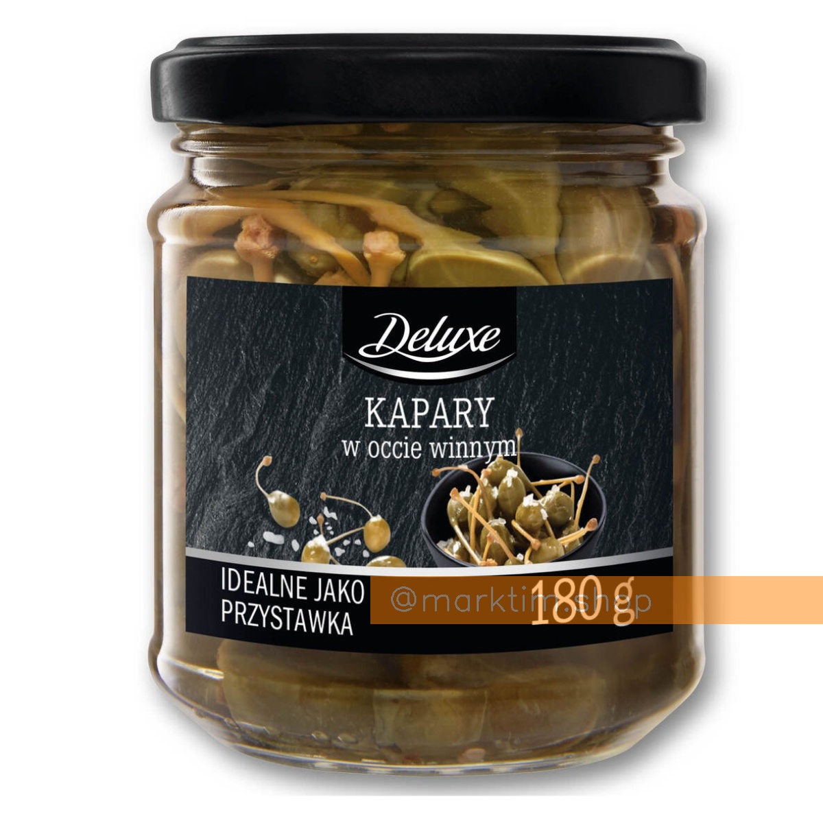 Плоды каперсов в винном уксусе DELUXE (180 г)