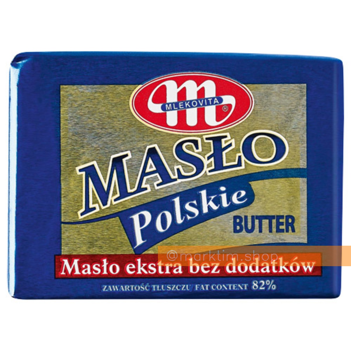 Сливочное масло экстра 82% Mlekovita (200 г)