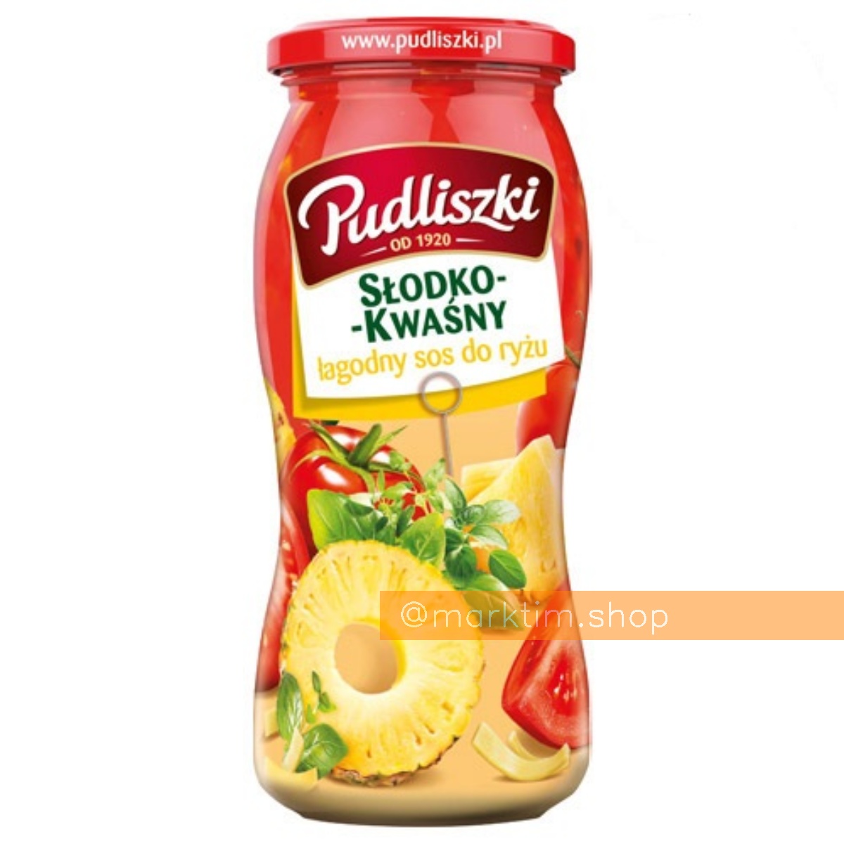 Томатный соус Кисло-сладкий нежный к рису Slodko-Kwasny PUDLISZKI (500 г)