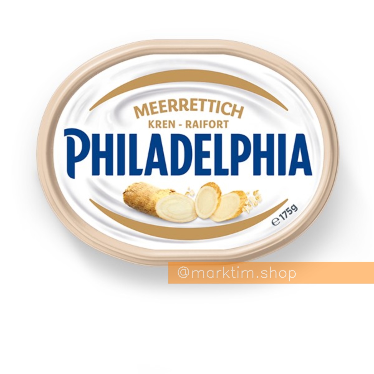 Вершковий сир Meerrettich (хрін) Philadelphia (175 г)