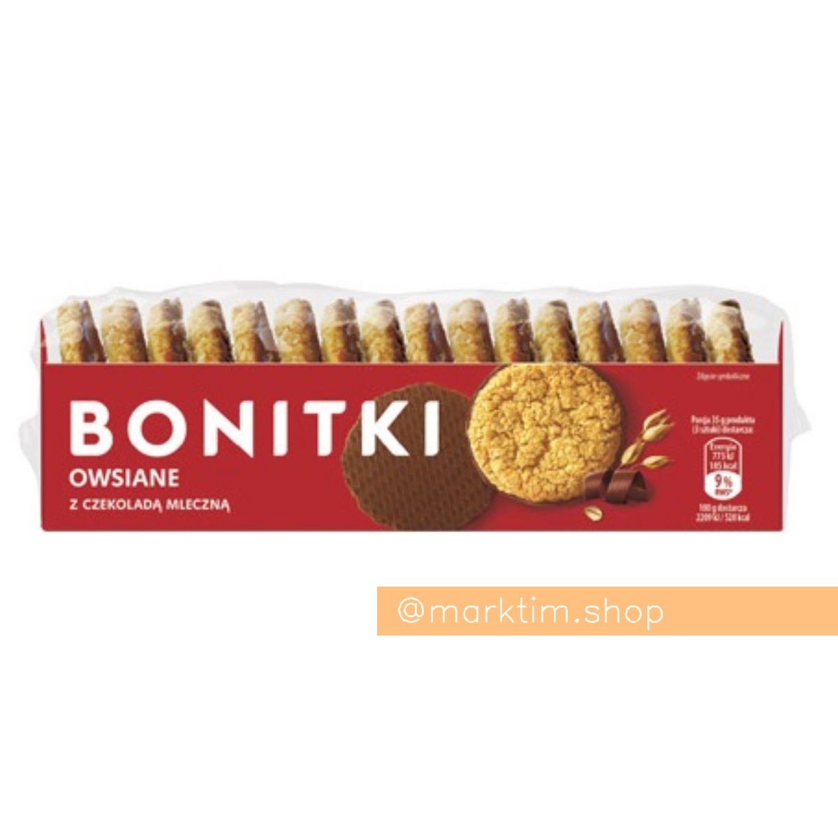 Овсяное печенье с шоколадом Bonitki (210 г)