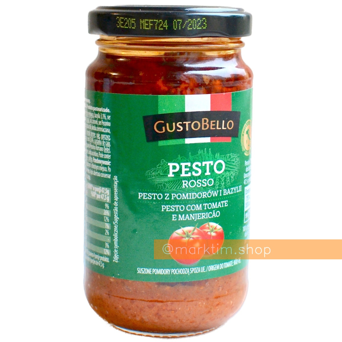 Песто с томатами Rosso Gusto Bello (190 г)