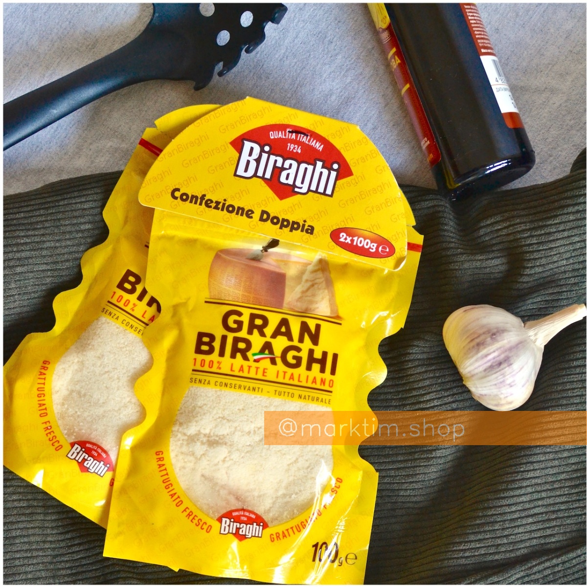 Твердый сыр, тертый Gran Biraghi BIRALUNGO (100 г)
