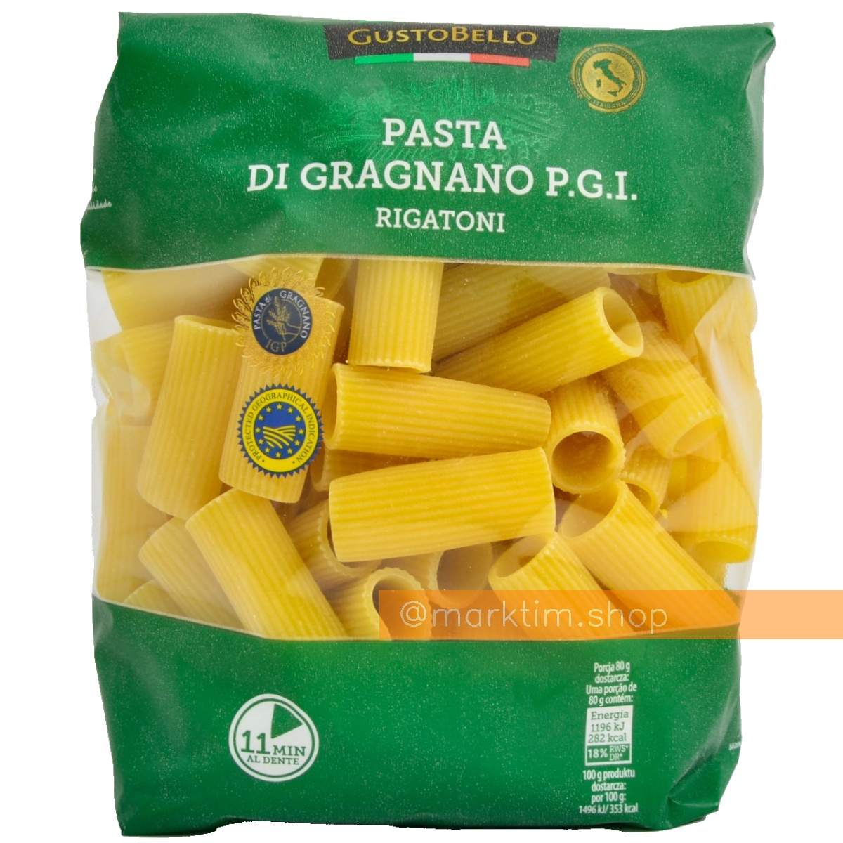 Паста ригатони Gragnano Gusto Bello (500 г)