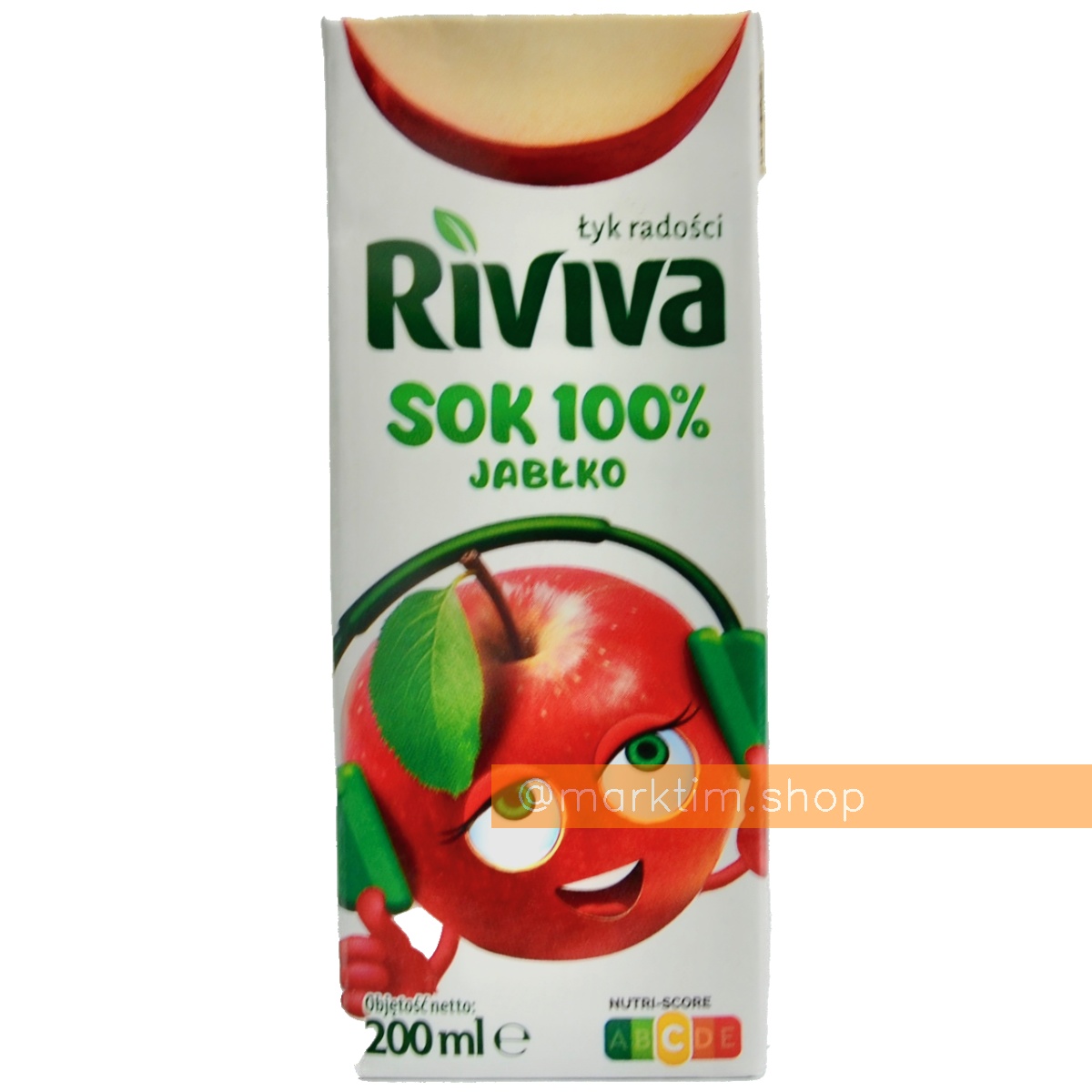 Сік яблучний Riviva 100% (200 мл)