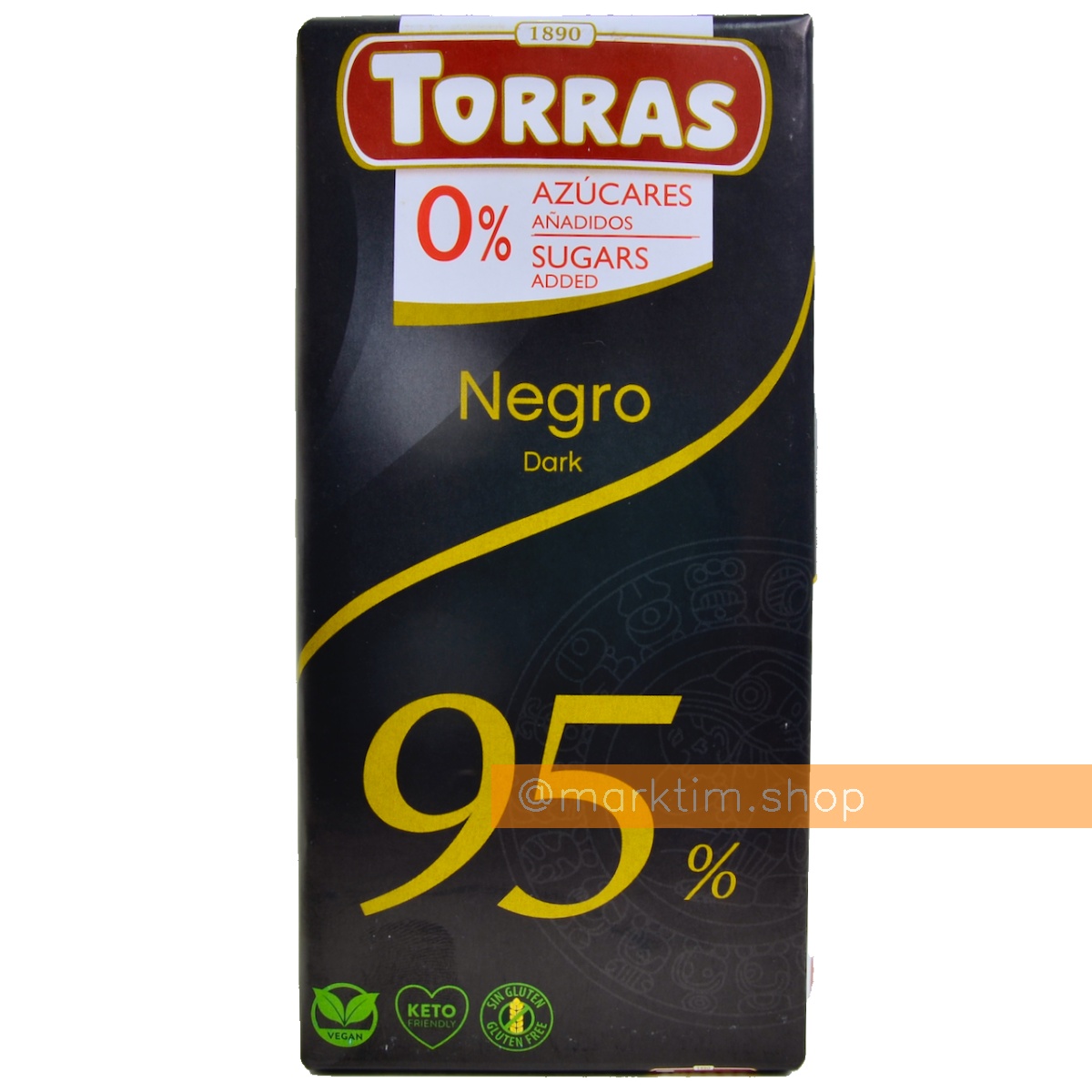 Шоколад экстрачерный без сахара 95% Torras (75 г)