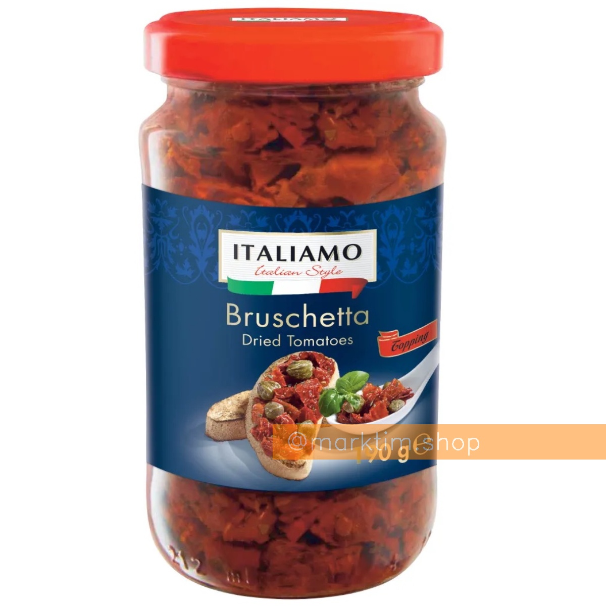 Наполнение для брускетт из вяленных томатов и каперсов с/б ITALIAMO (190 г)