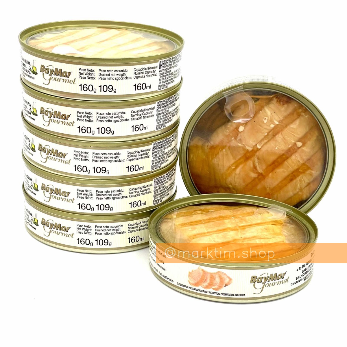 Лосось норвезький на грилі в оливковій олії Bay Mar Gourmet (160 г)