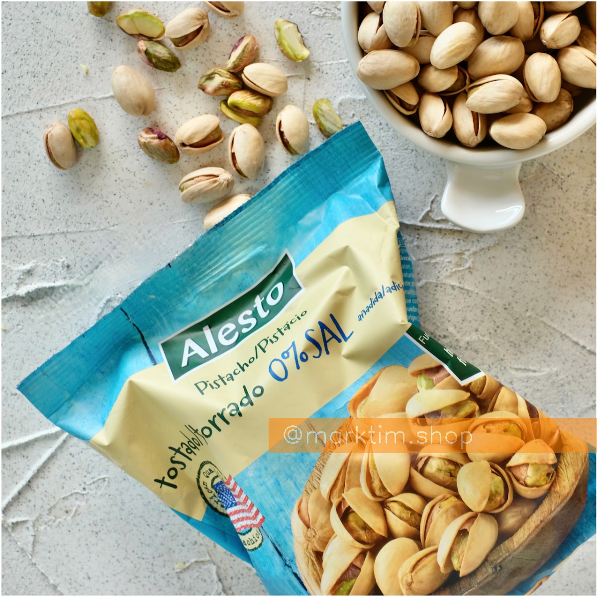Запечені фісташки без солі Alesto (250 г)