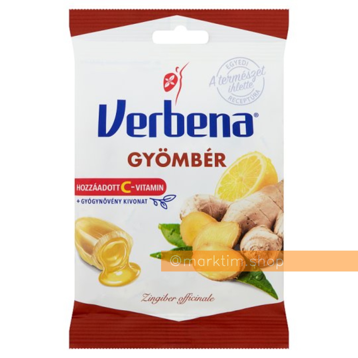 Леденцы с экстрактом трав, медом и имбирем VERBENA (60 г)