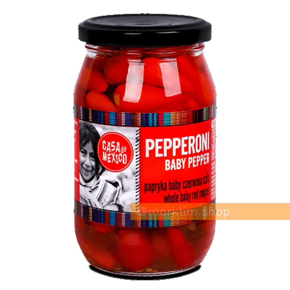 Красные мини-перцы пепперони Pepperoni Baby CASA DE MEXICO (325 г)