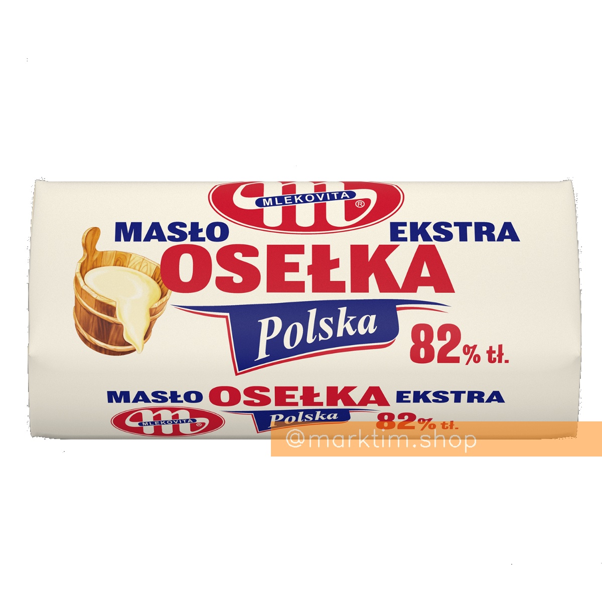 Вершкове масло екстра 82% Oselka Mlekovita (500 г)