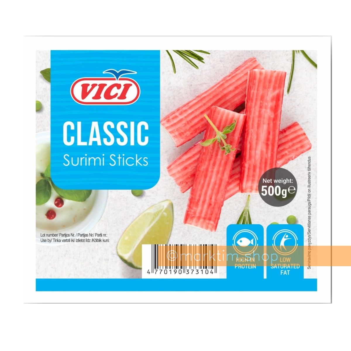 Крабовые палочки сурими охлажденные VICI (500 г)