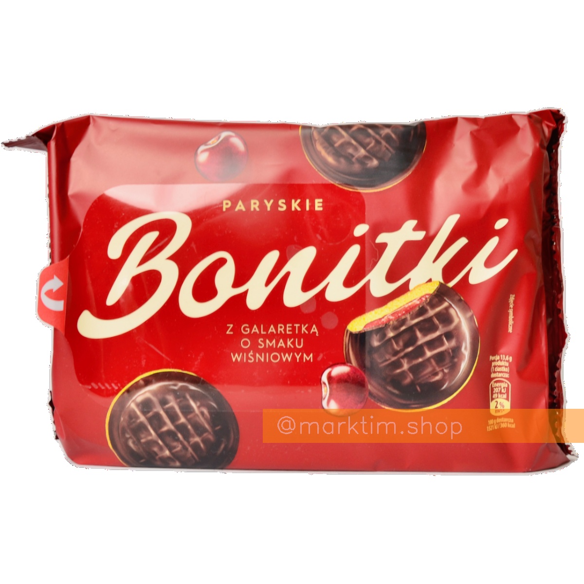 Печиво з вишневою галареткою Паризькі Paryskie BONITKI (300 г)