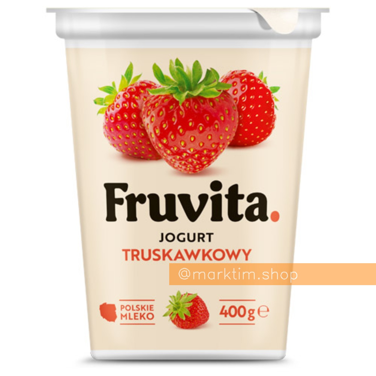 Фруктовый йогурт Клубника Fruvita (400 г)