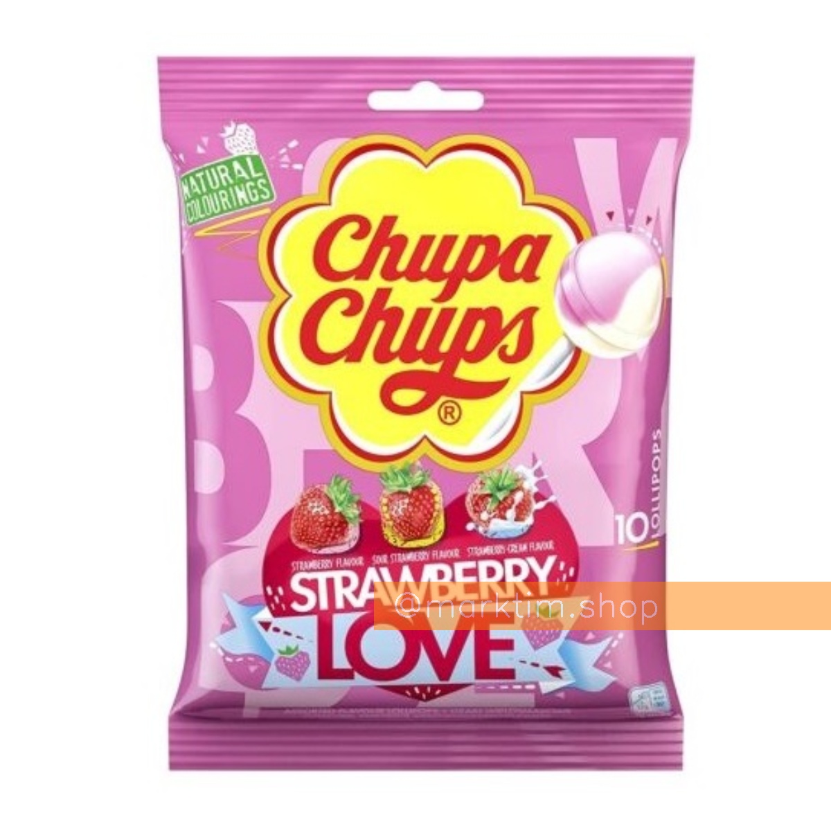 Леденцы Chupa Chups Клубничная Любовь (120 г)