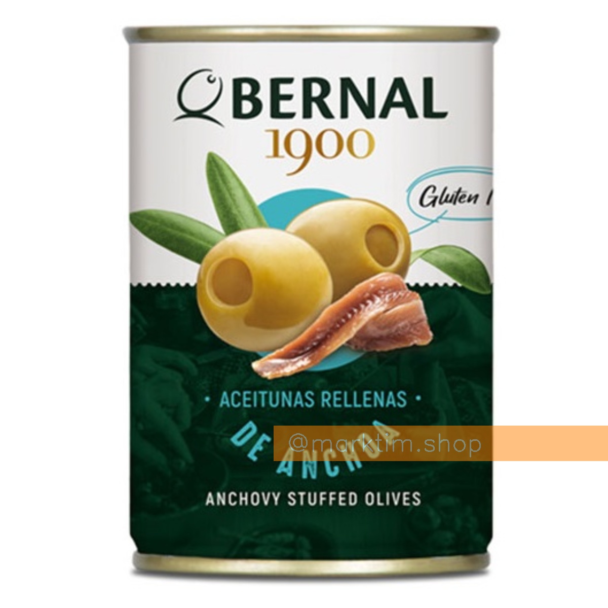 Оливки фаршированные анчоусом Bernal (292 г)