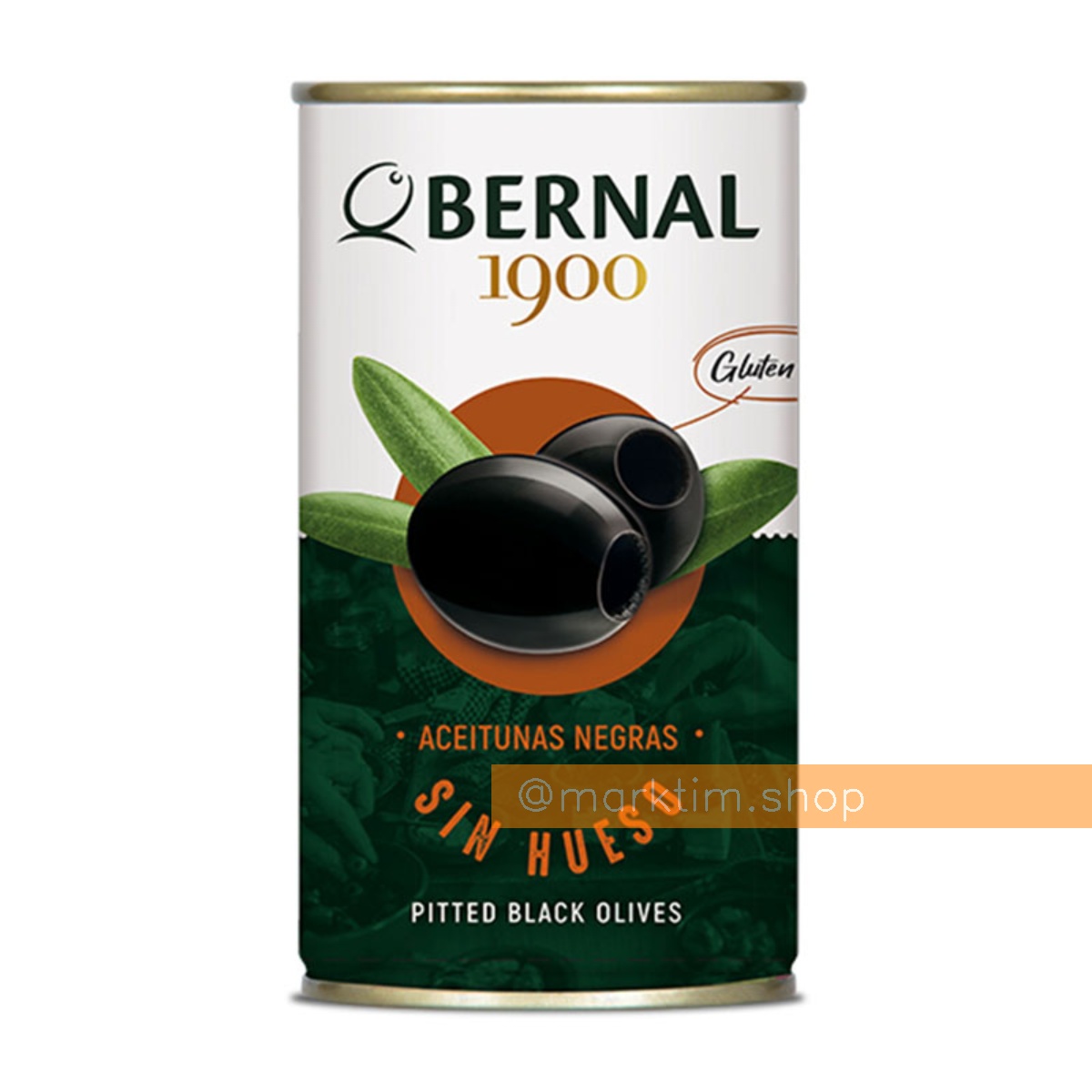 Оливки черные без косточки BERNAL (350 г)