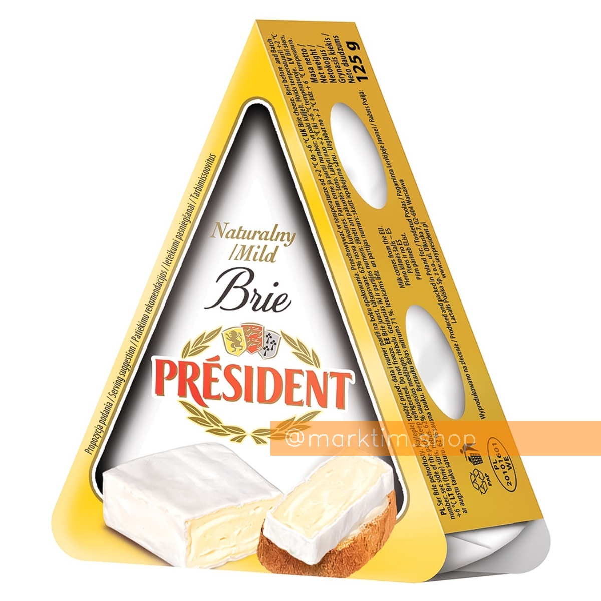 Сир Брі класичний PRESIDENT (125 г)