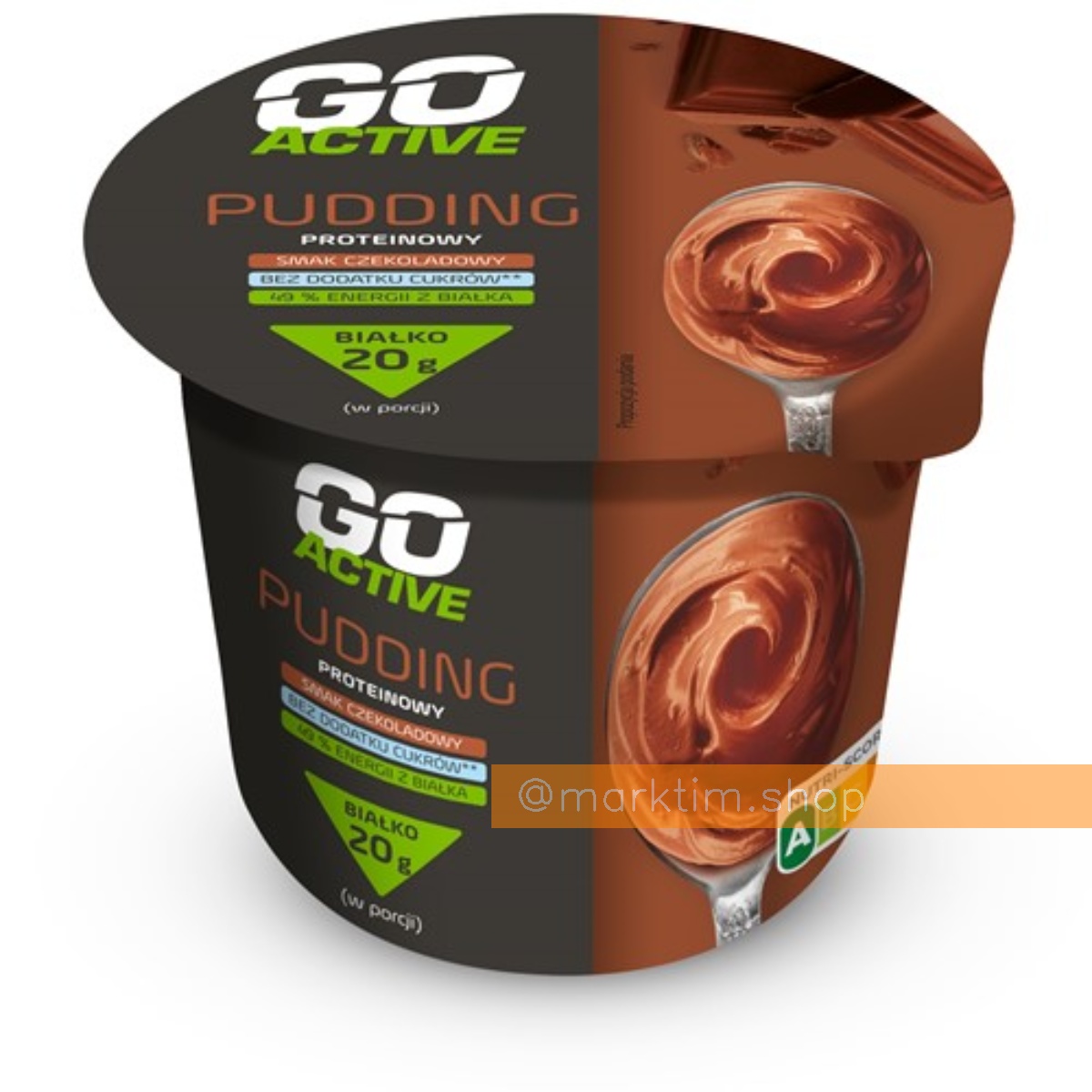 Пудинг протеїновий без цукру Шоколад GO ACTIVE (200 г)