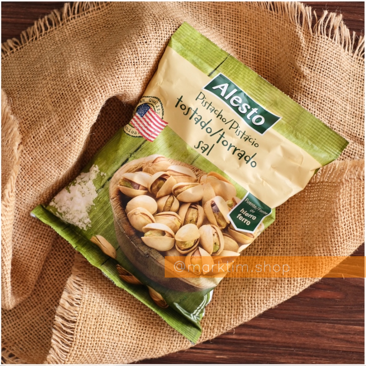 Запеченные солёные фисташки Alesto (250 г)
