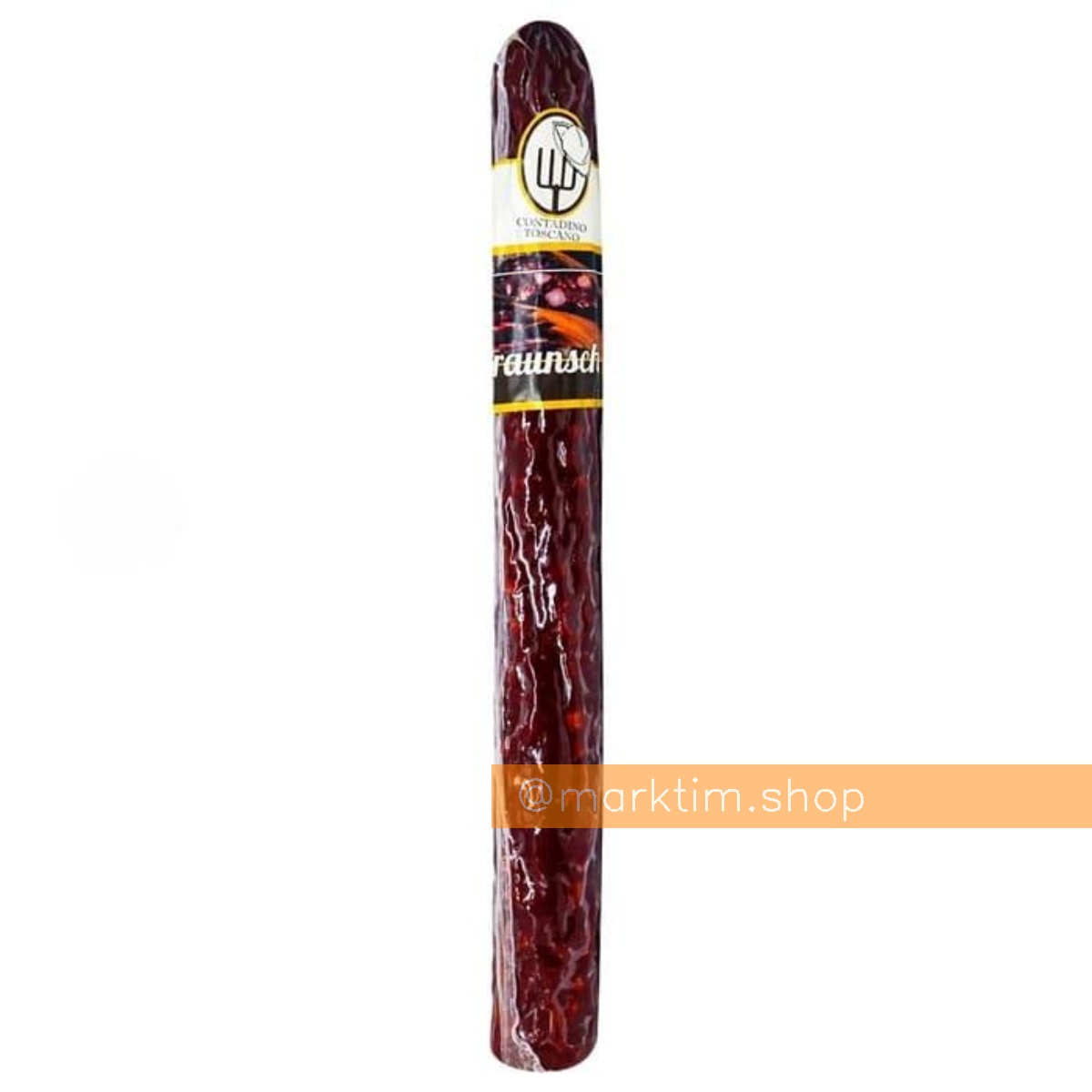 Итальянская колбаса сырокопченая говядина Contadino Toscano Braunsch (цена за 1 кг)